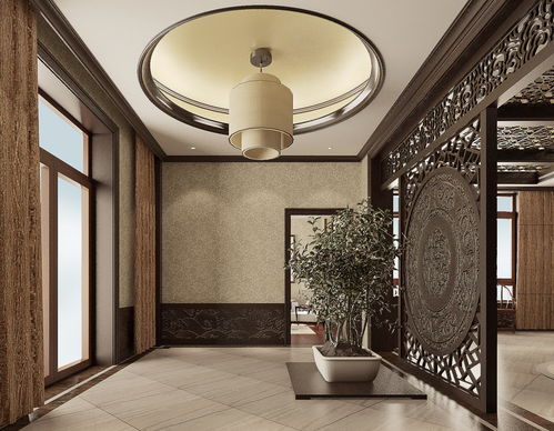 中式現代別墅裝修案例賞析 驪山國際400平豪宅實景圖呈現